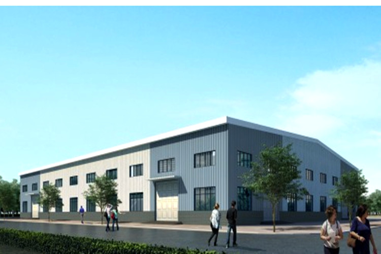 Ext&eacute;rieur d'atelier de structure en acier pr&eacute;fabriqu&eacute; &agrave; port&eacute;e libre personnalis&eacute; avec rev&ecirc;tement durable