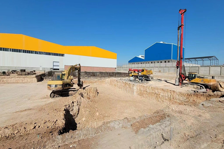 Syst&egrave;me de construction en acier l&eacute;ger termin&eacute; pour un entrep&ocirc;t logistique