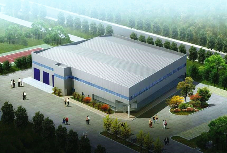 Pre engineered Steel Structure Building With Glass Curtain Wall For Exhibition Hall