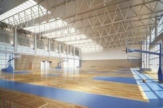 Steel Structure Gymnasium Design Clear Span For Indoor Basketball Court