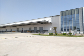 Prefabricated Steel Structure Warehouse With Glass Curtain Office