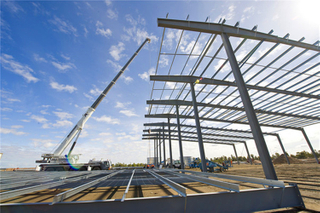 Steel Frame Structure Building For Workshop Construction