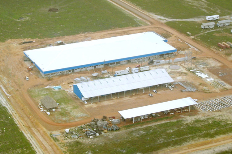 New Fabricating Steel Structure For Food Processing Plant